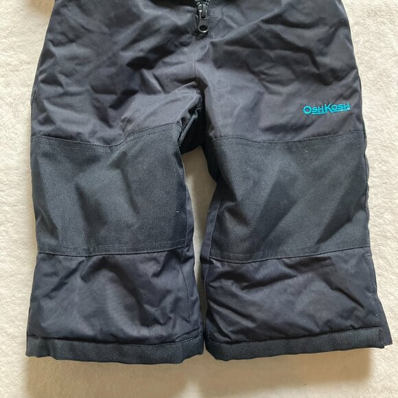 OshKosh B’gosh Toddler Snowsuit 18M Blue Floral Puffer Jacket & Black Snow Pants - Picture 13 of 16